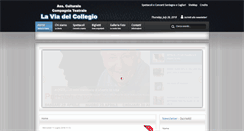 Desktop Screenshot of laviadelcollegio.com